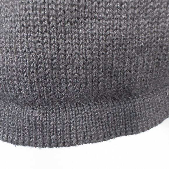 Quacker Factory Pearl Snowflake V Neck Sweater Womens Medium Black Ramie Cotton - Picture 11 of 16